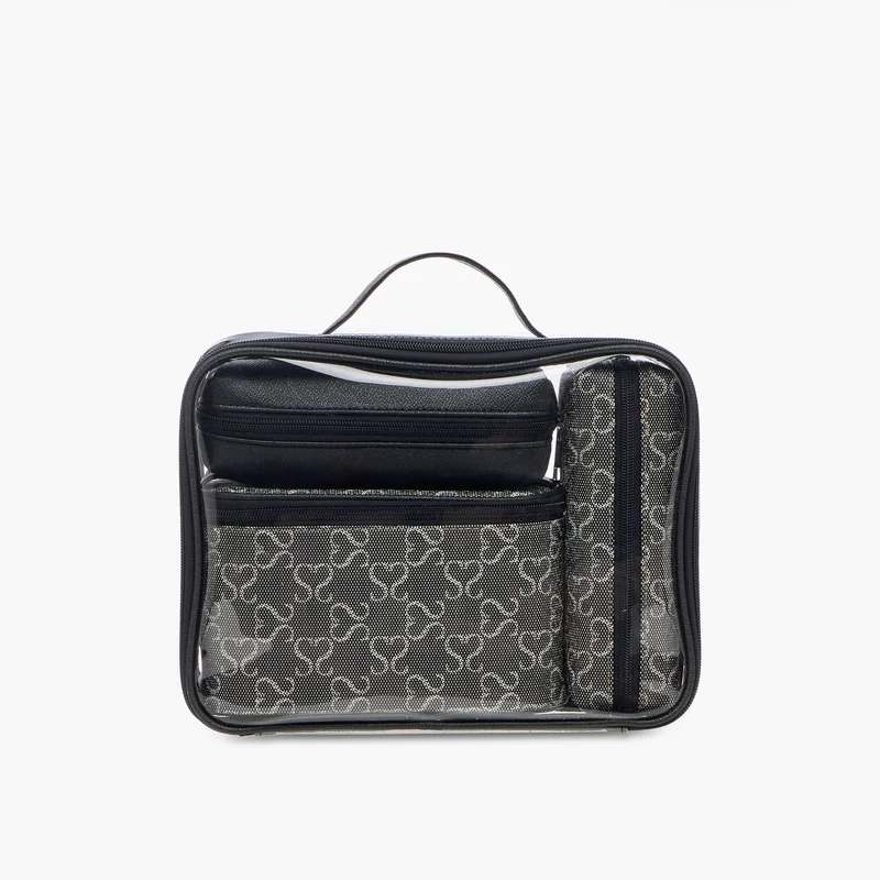 لايف ستايل Assorted 4-Piece Cosmetic Pouch Set